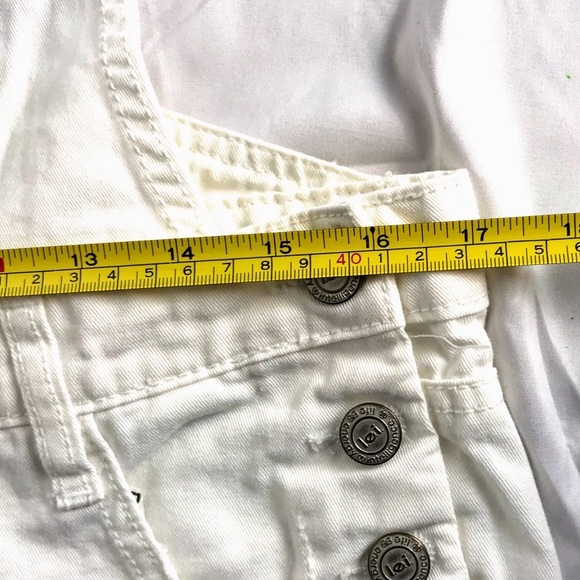 LEI White Shortalls - Picture 9 of 12